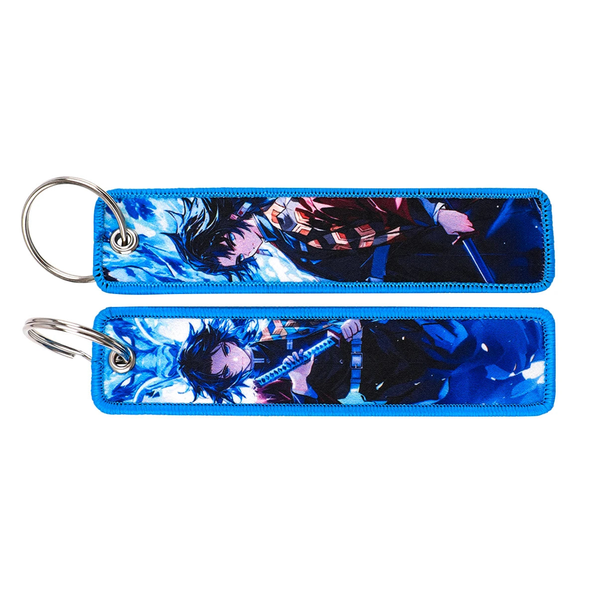 Anime Character Embroidery Keychain