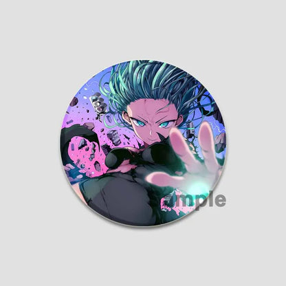 One Punch Man Saitama Button Pins