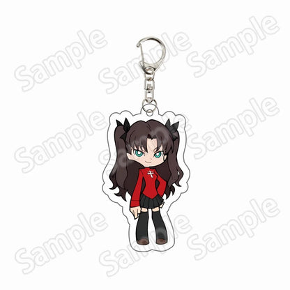 Anime Game Fate Grand Order FGO Saber Gilgamesh Mash Merlin Enkidu Ishtar Jeanne Ereshkigal Acrylic Keychain Keyring Pendant