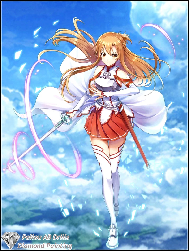 Sword Art Online Asuna Kirito Diamond Painting