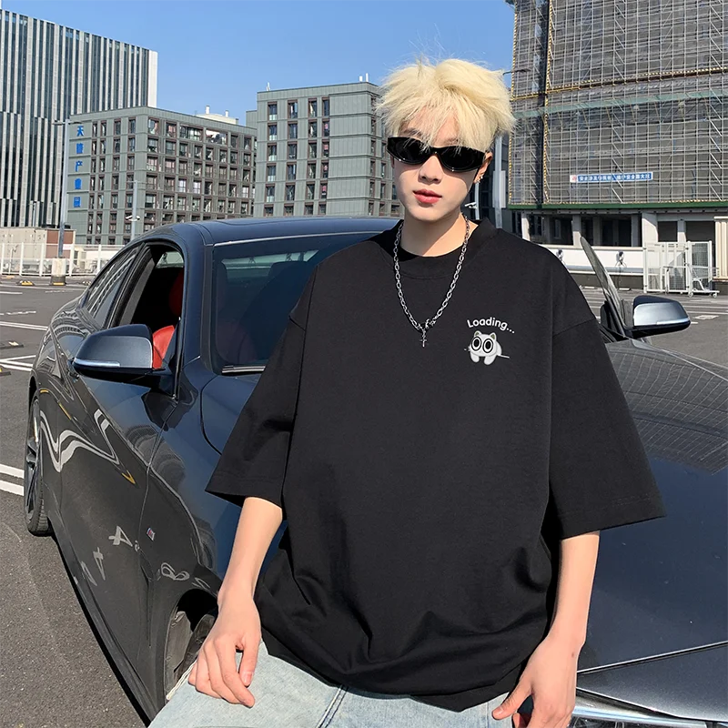 Anime Print Oversized T-Shirt