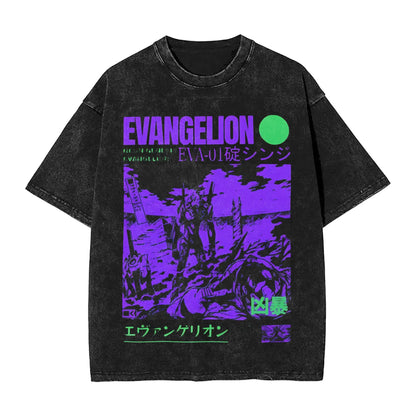 Neon Genesis Evangelion EVA Unit-01 Oversized T-Shirt