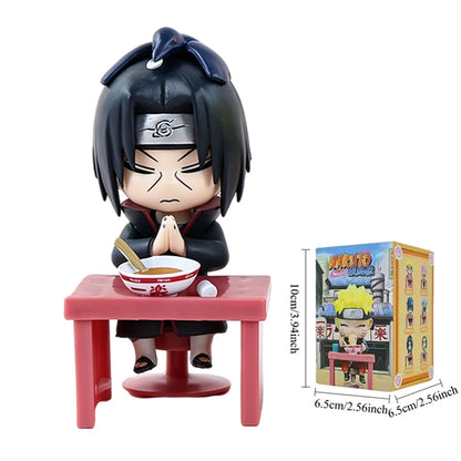 Anime New In Stock  Naruto Breeze Ramen Lamian Noodles Theme Blind Box Handmade Ornament Gift Naruto Sasuke Model Toys