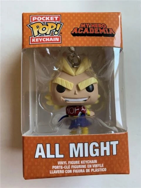 New Funko Pocket Keychain My Hero Academia Deku Bakugo Mirio Togata Dabi Izuku Midoriya Kyoka Jiro Model Toys Adult Kids Gift