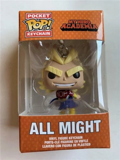 New Funko Pocket Keychain My Hero Academia Deku Bakugo Mirio Togata Dabi Izuku Midoriya Kyoka Jiro Model Toys Adult Kids Gift