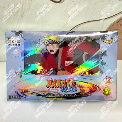 KAYOU Genuine Naruto Cards T2W9 T4W8 Booster Box Anime TCG Rare SE BP CR MR Ninja World Fight Chapter Collection Kids Toy Gift