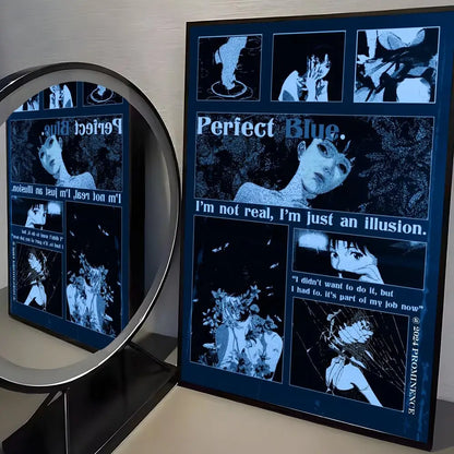 Perfect Blue Poster Wall Art