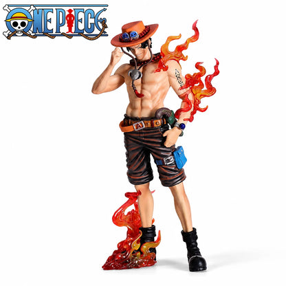 Ace Figure, One Piece, Anime Figure, Anime Merchandise, Anime Merch Gift for Friends Birthday, Anime Character Statue Ornament, Desktop Ornament, Collectible Figure, Holiday Gift, Small Gift, Collectible Item
