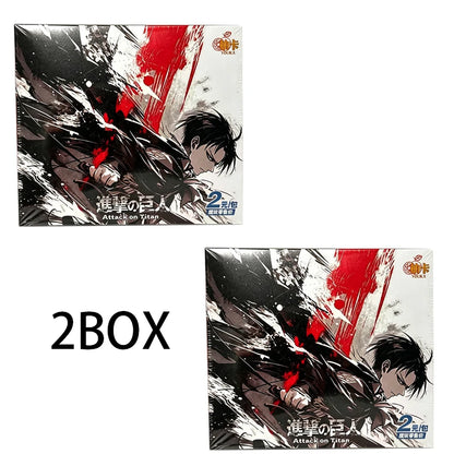 Genuine card comic Attack on Titan card popular rare character stand-up card Captain Mikasa anime peripheral collection card bli