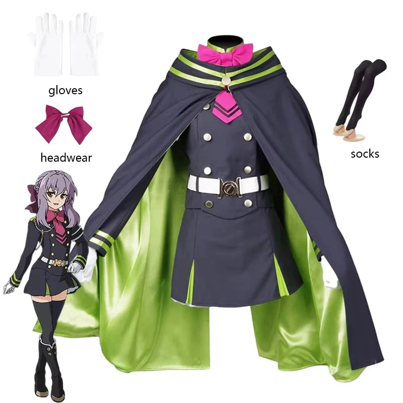 Seraph Of The End Shinoa Military Uniform