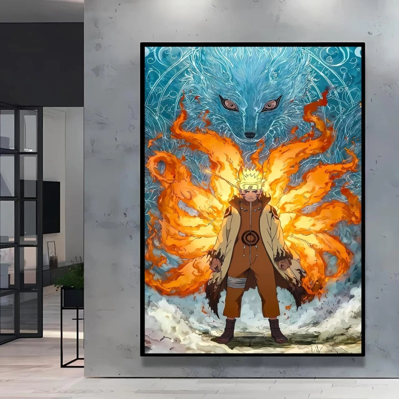 Print on Canvas Wall Art Naruto Uchiha Itachi Poster HD Cartoon Pictures Home Living Room Decoration Paintings Holiday Gifts