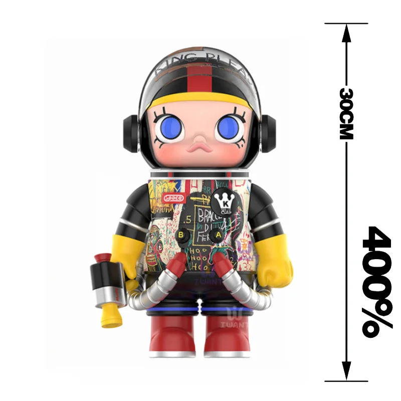 POP MART Giant Space Molly 400% Series Limited Edition Anime Action Figure Decorative Ornament Collectible Christma Gift