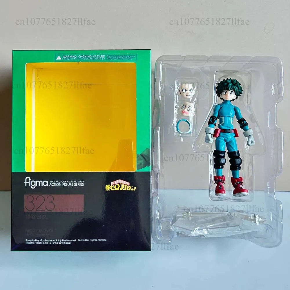 Figma My Hero Academia Bakugou Katsuki Figure 443 323 Midoriya Izuku Action Figure Model Toys Joint Movable Doll Room Decor