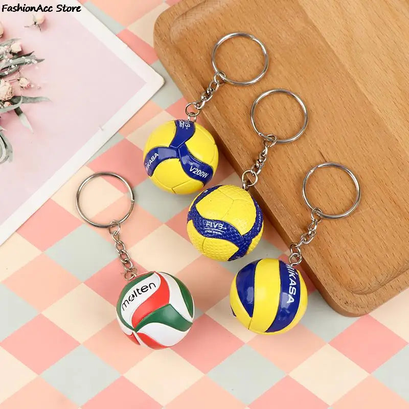 Volleyball PVC Keychain