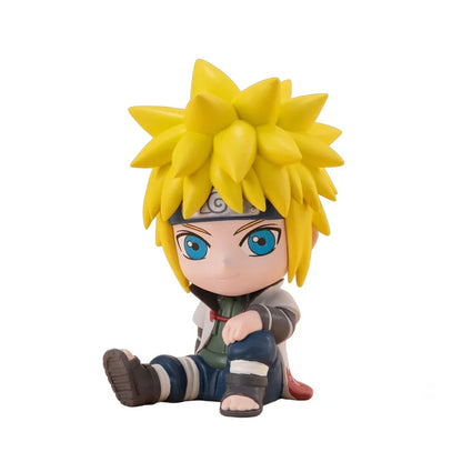 8pcs Set Anime Naruto Figure Kakashi Sasuke Uchiha Itachi Gaara  Haruno Sakura Action Figural Q Version PVC ModelToys Gift