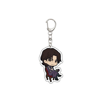 55MM Anime Fate/Grand Order Keychain Fujimaru Ritsuka Mash Kyrielight Astolfo Key Chain Acrylic Model Plate Christmas Gifts