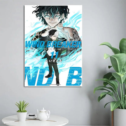 Wind Breaker Poster Wall Sticker