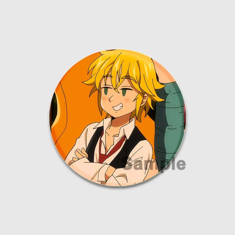The Seven Deadly Sins Badge Brooch