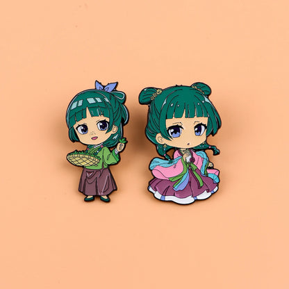 Anime Characters Kawaii Cat Enamel Pin