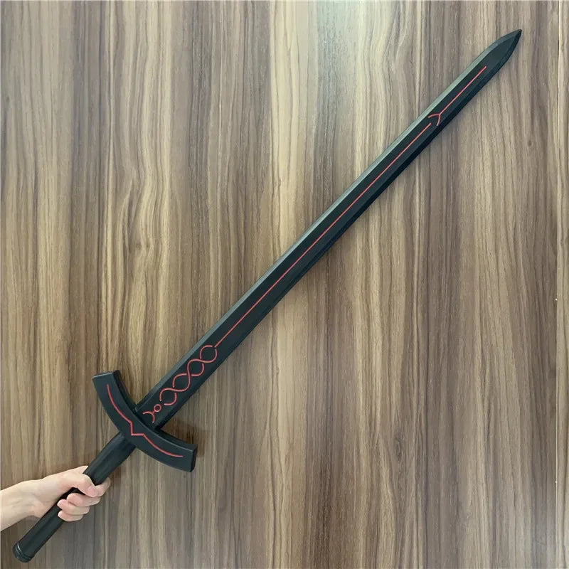Fate Stay Night Sword Saber Sets Weapon Victory Cosplay 1:1 Black Holy Sword Safety Sword in the Stone Mod