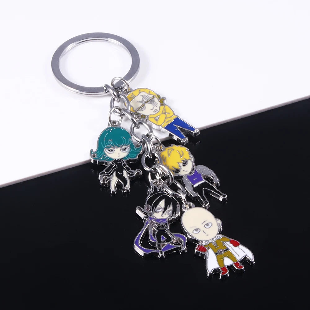 One Punch Man Saitama Keychain