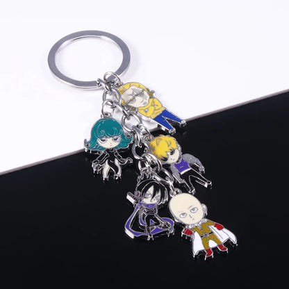 One Punch Man Saitama Keychain