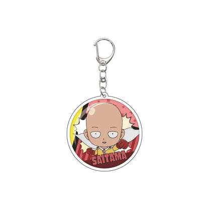 One Punch Man Saitama Keychain