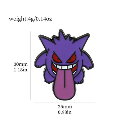 Pokemon Gengar Enamel Lapel Pin