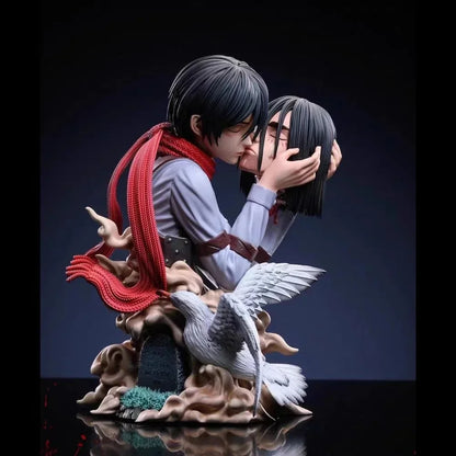 Attack on Titan Mystery Box Shingeki no Kyojin Anime Figures Set Eren Mikasa Levi Action Figure Collectible Desktop Decor Gift