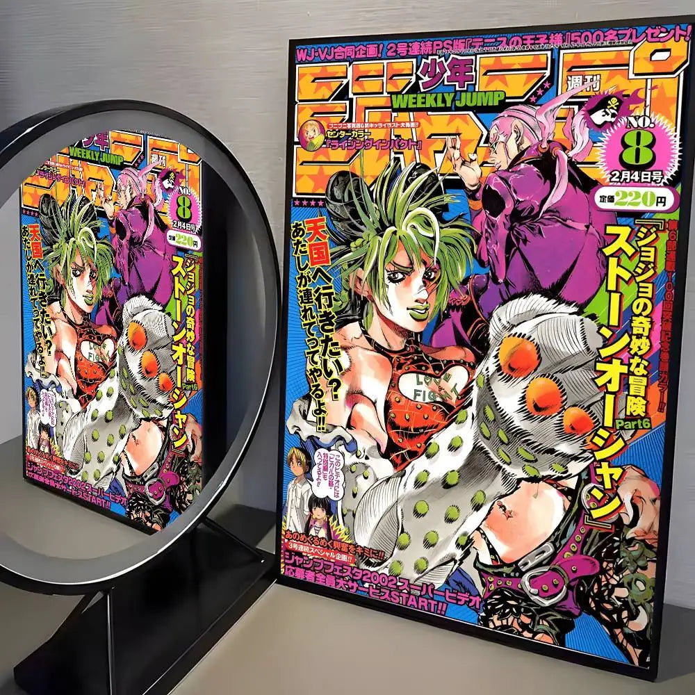 JoJo’s Bizarre Adventure Retro Canvas