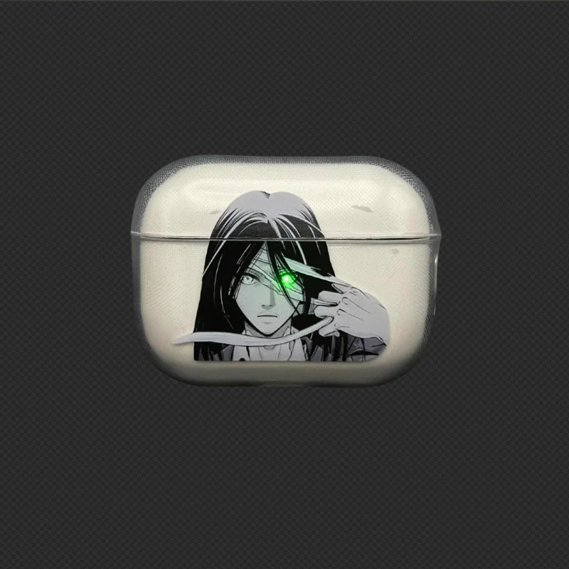 Attack on Titan Transparent Case for Airpods 4 3 2 1 Pro3 Pro2 Eren Jaeger Soft TPU Protective Cover Anime Decorations Shell