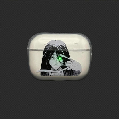 Attack on Titan Transparent Case for Airpods 4 3 2 1 Pro3 Pro2 Eren Jaeger Soft TPU Protective Cover Anime Decorations Shell