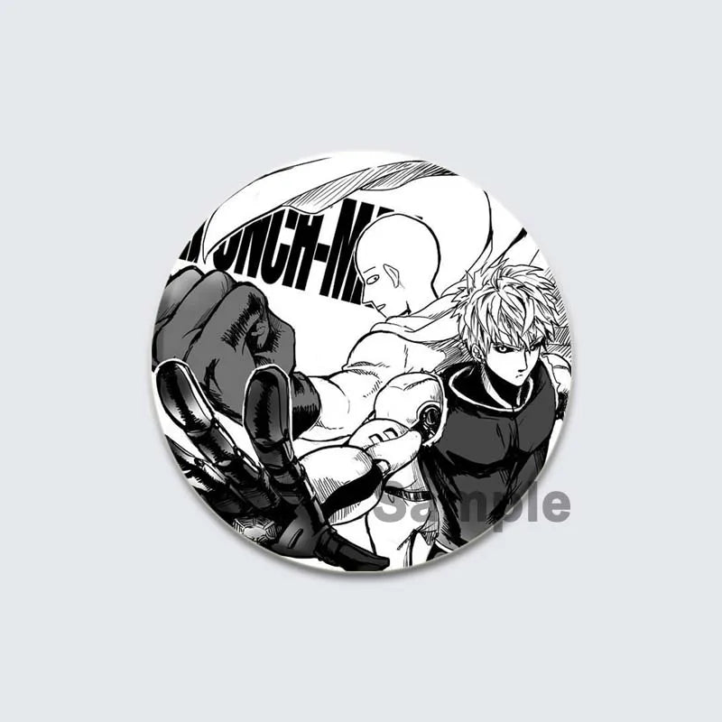 One Punch Man Saitama Lapel Pin