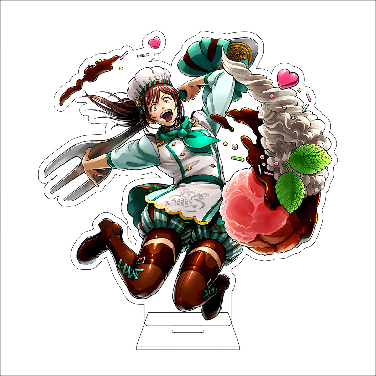 16CM Anime Attack on Titan Cosplay Acrylic Figure Stand Plate Armin Arlert Eren Jaeger Mikasa·Ackerman Ornaments Gifts