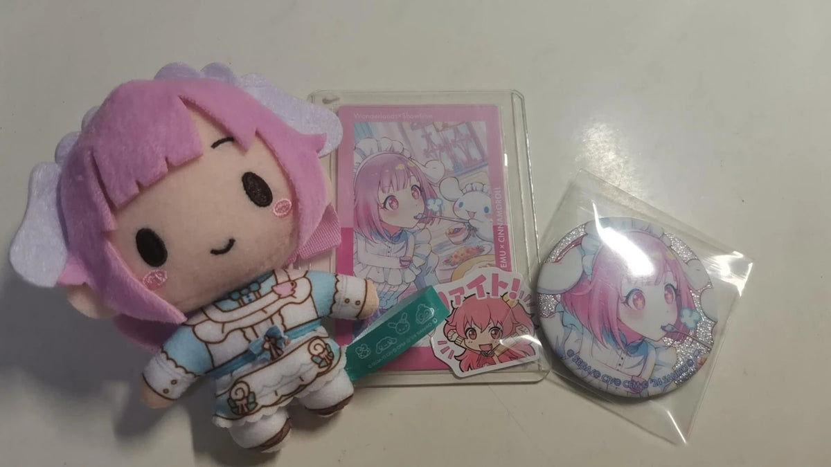 10cm PJSK Plush Keychain Project Sekai Otori Emu Stuffed Plushie