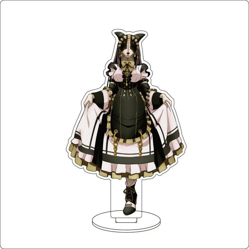 Anime Overlord Acrylic Stand Ornaments Ainz Ooal Gown Shalltear Bloodfallen albedo Cocytus Figure Stand Halloween Gifts