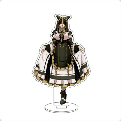 Anime Overlord Acrylic Stand Ornaments Ainz Ooal Gown Shalltear Bloodfallen albedo Cocytus Figure Stand Halloween Gifts