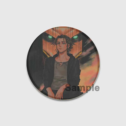 Attack on Titan Anime Brooches Erwin Eren Levi Lapel Pins Cartoon Cosplay Badge Gifts Accessories Backpack Clothes Decor Jewelry