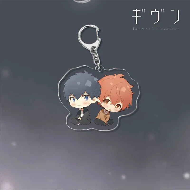 Manga Anime Keychain Cartoon Print Yaoi BL Given Acrylic Characters Key Chain Harajuku Keyring Car Pendant Key Ring Gifts 2025