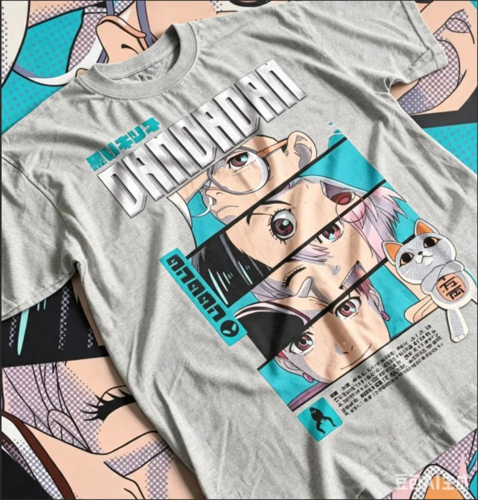 Dandadan Manga Panel Oversized Tee