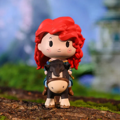 POP MART Disney Princess Exclusive Ride Series Blind Box Toys Mystery Box Mistery Caixa Action Figure Surpresa Cute Model Gift