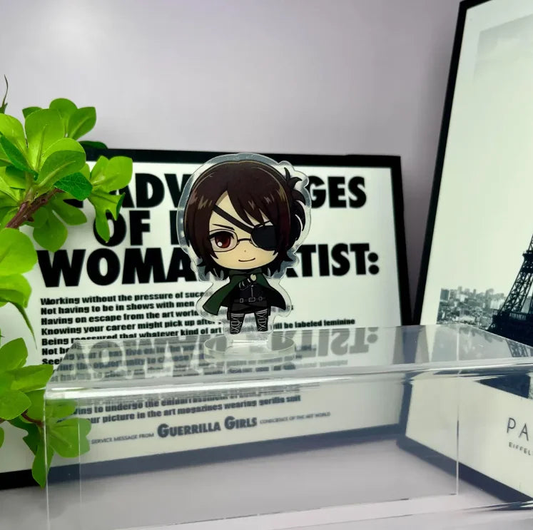 Anime Cartoons Acrylic Standee for Attack On Titan Levi Ackerman Eren Yeager  15Cm Acrylic Standee Desktop Decoration Creative