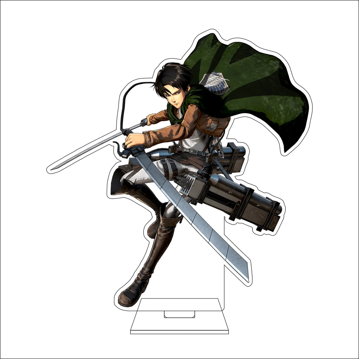 16CM Anime Attack on Titan Cosplay Acrylic Figure Stand Plate Jean Kirstein Hange Zoe Rivaille Ackerman Ornaments Gifts