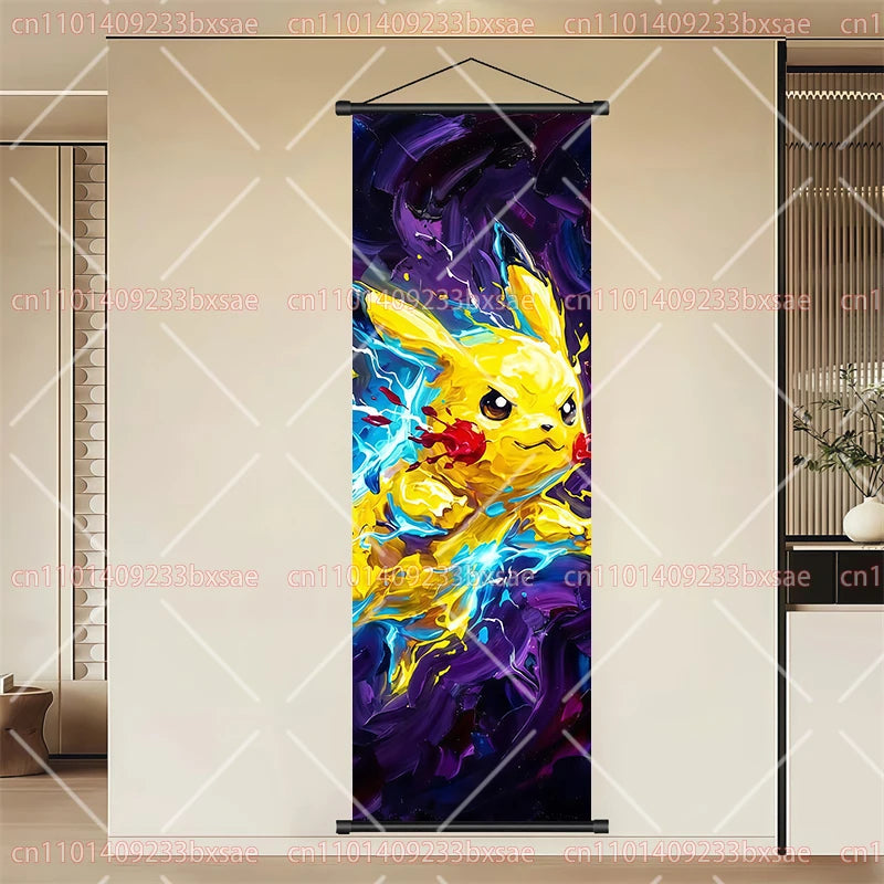 Pokémon Eevee Scroll Painting