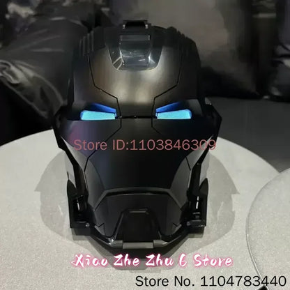Wearable Iron Man Mk5 Helmet Toy with Arm Cannon Role Play Gift for Fans Transformers Bumblebee & Green Goblin Designs
