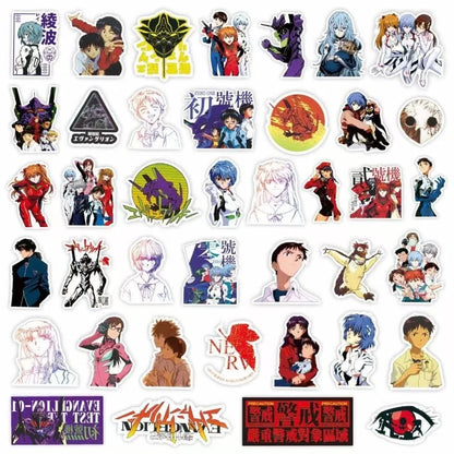 Evangelion Rei Asuka Stickers