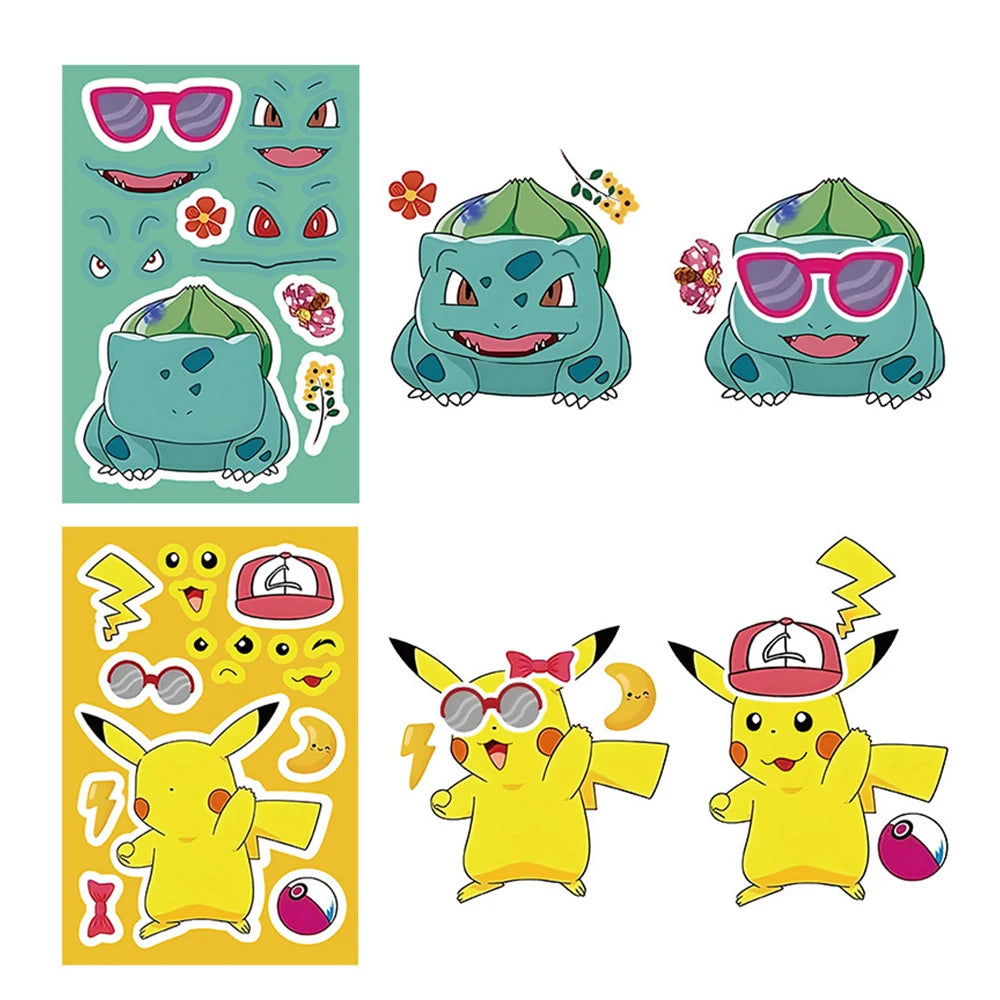 Pokemon Pikachu Puzzle Stickers