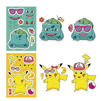 Pokemon Pikachu Puzzle Stickers
