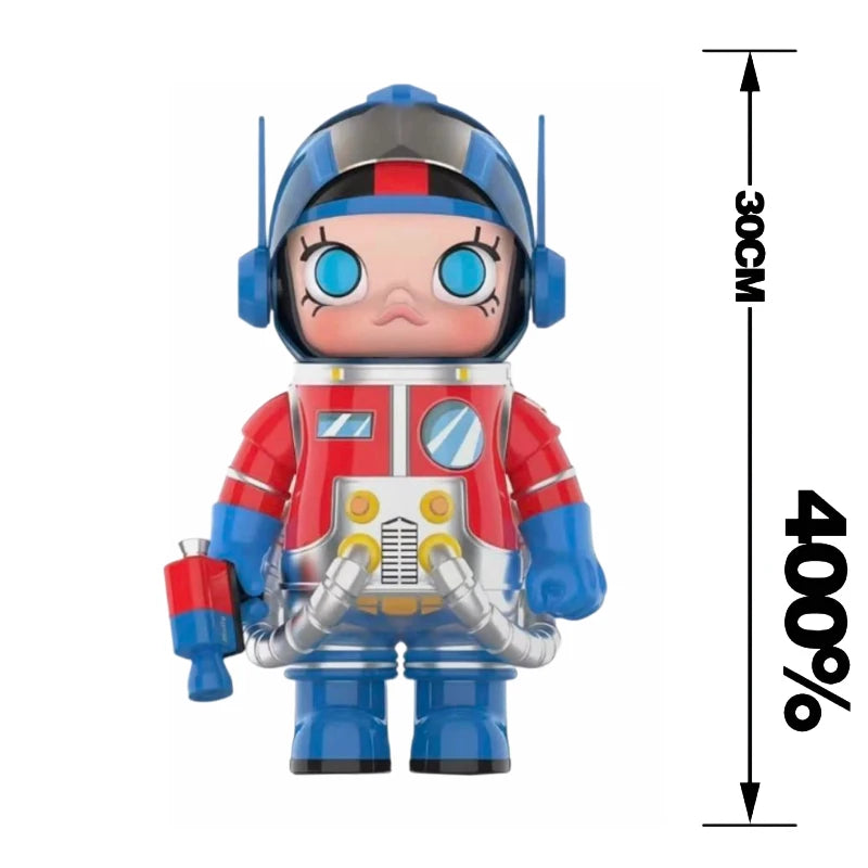 POP MART Giant Space Molly 400% Series Limited Edition Anime Action Figure Decorative Ornament Collectible Christma Gift