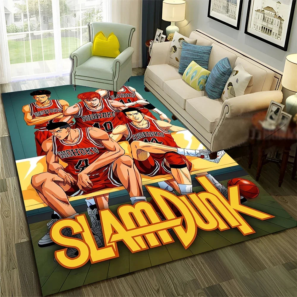 Slam Dunk Basketball Rug